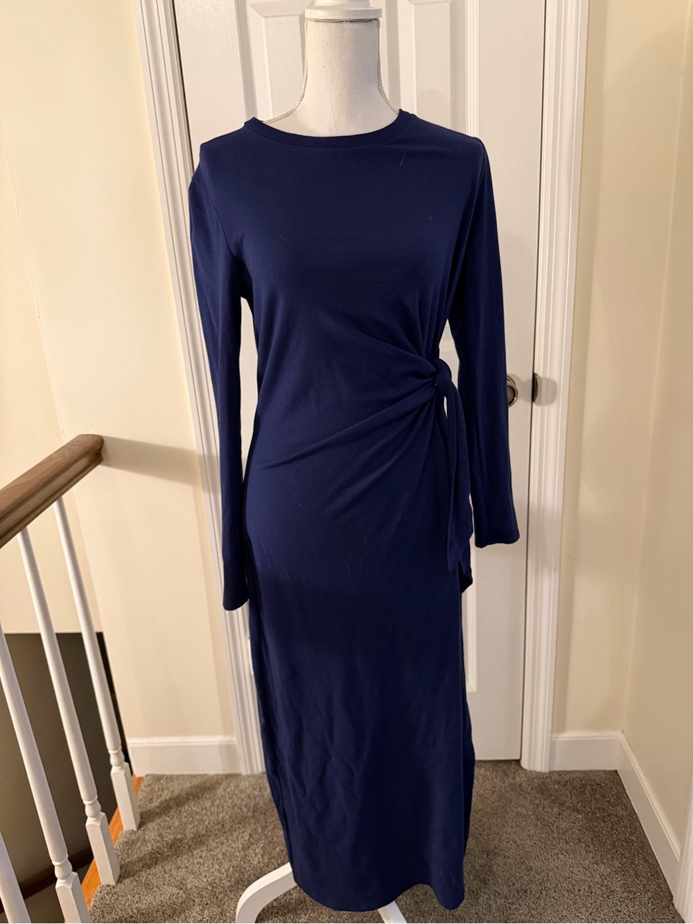 Anthropologie Daily Practice Tie Breaker Long Sleeve Dress - Picture 3 of 9